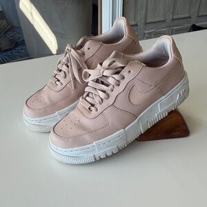 Nike Blush Pink Air Force 1  Sneakers